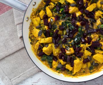 One-pot de pollo y verduras