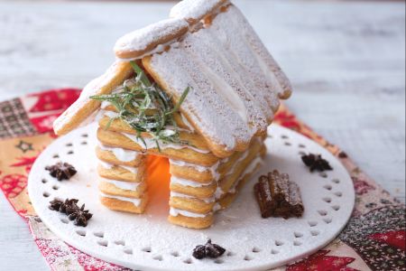 Cabaña de bizcochos de soletilla