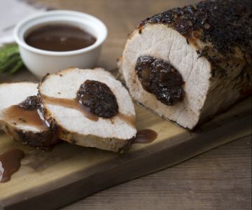 Asado de cerdo con ciruelas