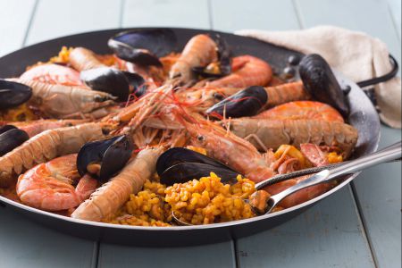 Paella de marisco
