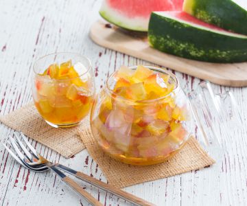 Sandía confitada (Gliko shalqini)