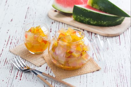 Sandía confitada (Gliko shalqini)