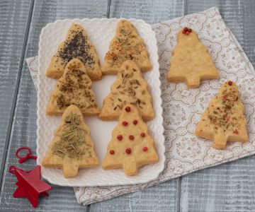 Galletas saladas de Navidad