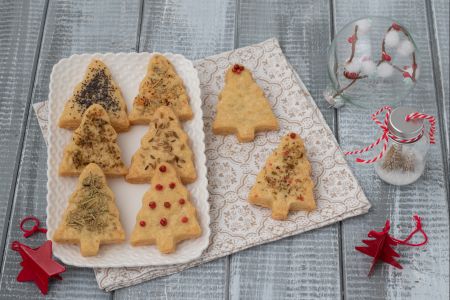 Galletas saladas de Navidad