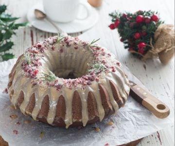 Pastel de jengibre en molde bundt