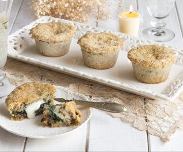 Mini pastel de lentejas