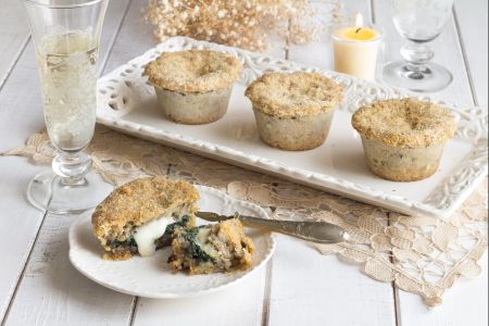 Mini pastel de lentejas