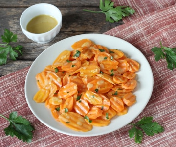 Zanahorias a la mostaza