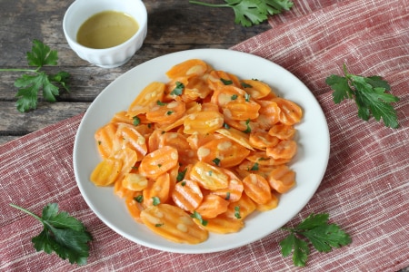 Zanahorias a la mostaza