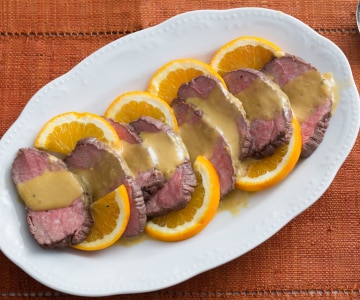 Asado a la naranja