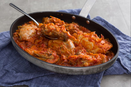 Gallina de Guinea guisada