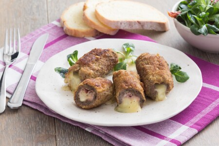 Canelones de carne fundente