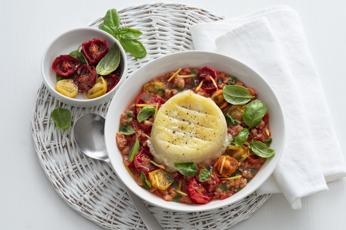 Pappa al pomodoro y queso