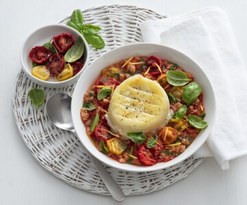 Pappa al pomodoro y queso