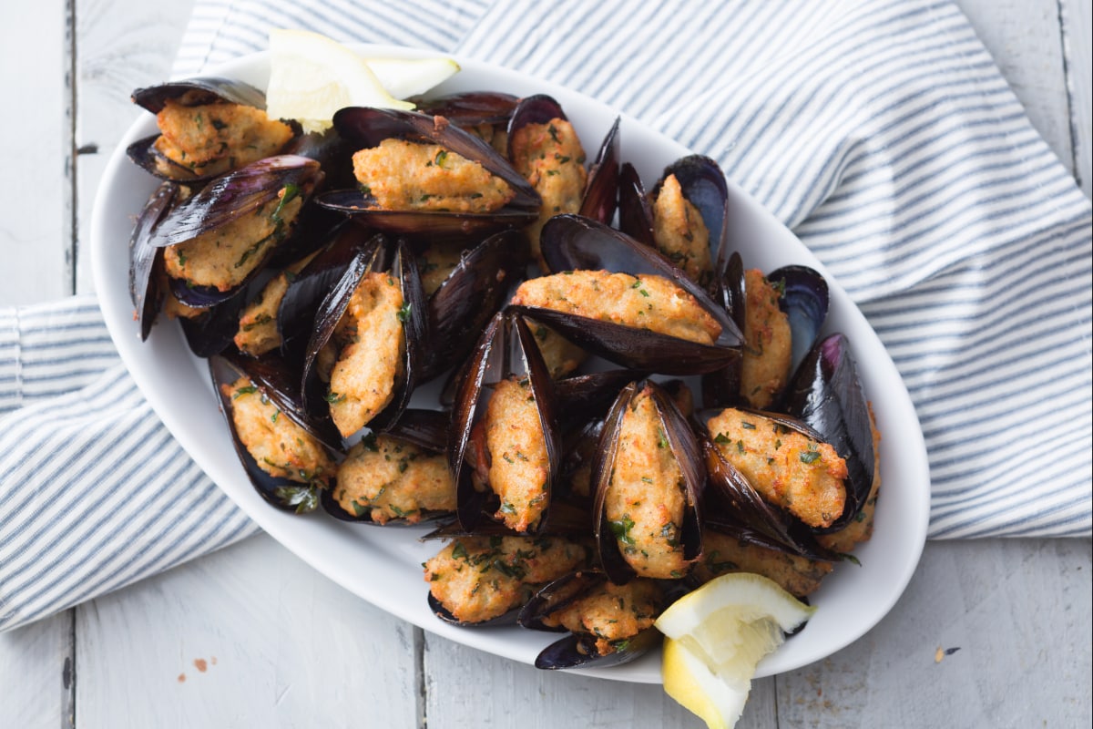 Mejillones fritos
