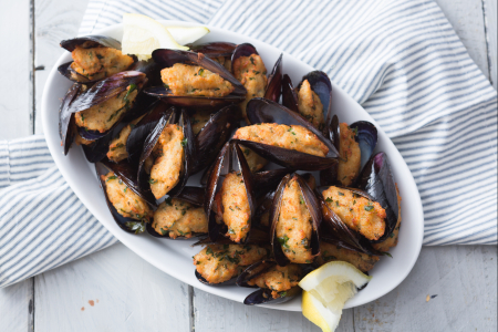 Mejillones fritos