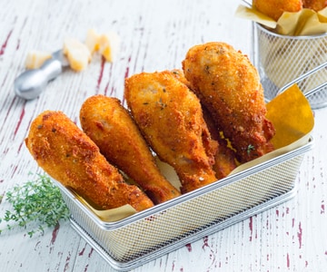 Pollo frito con Grana Padano