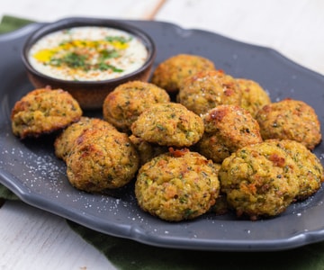 Albóndigas de calabacín al horno
