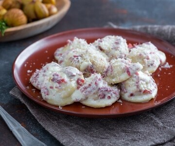 Ravioles de castañas