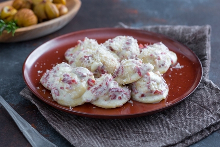 Ravioles de castañas