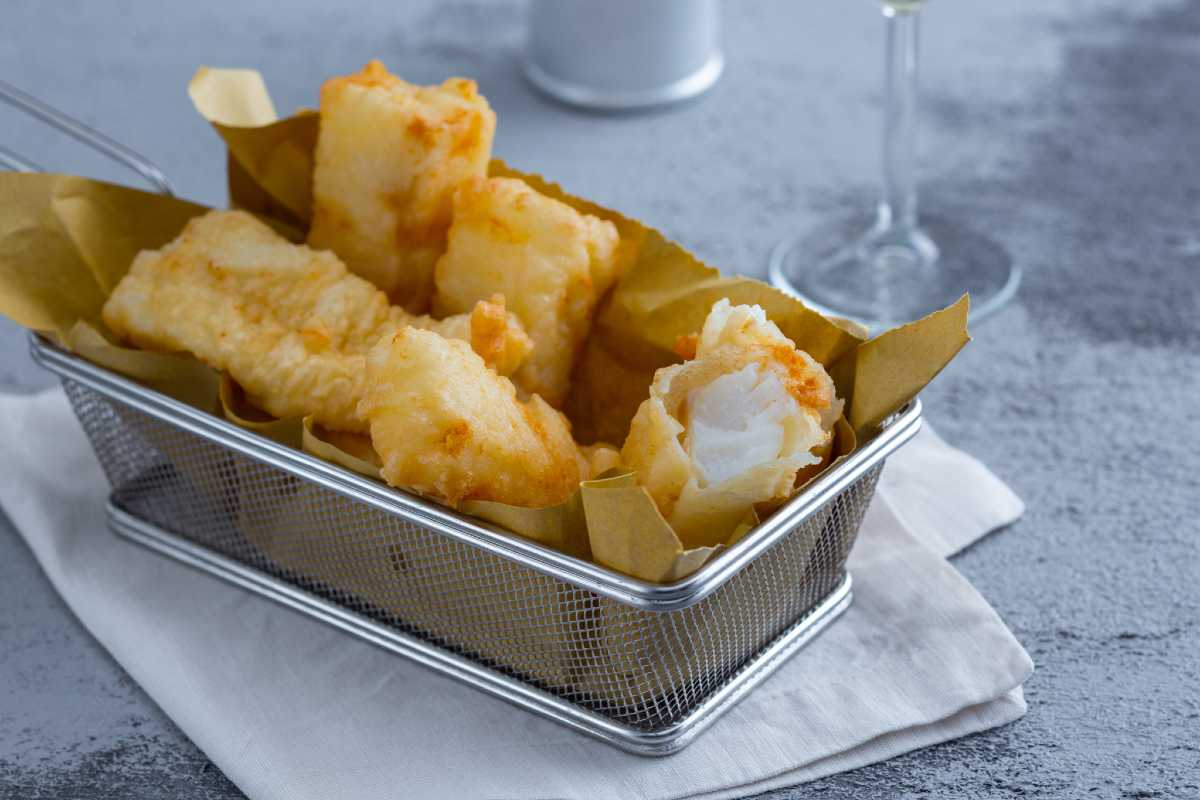 Bacalao frito a la romana (en tempura)