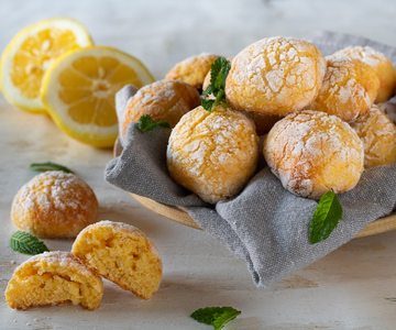 Galletas de limón sin mantequilla