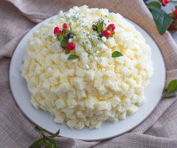 Tarta mimosa sin gluten