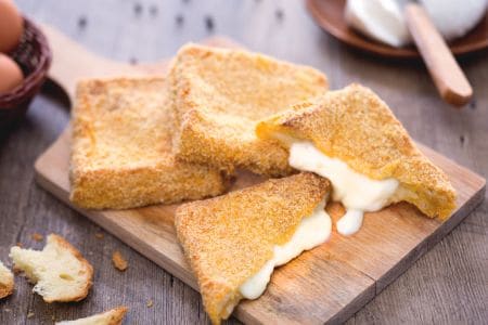 Mozzarella en carruaje al horno