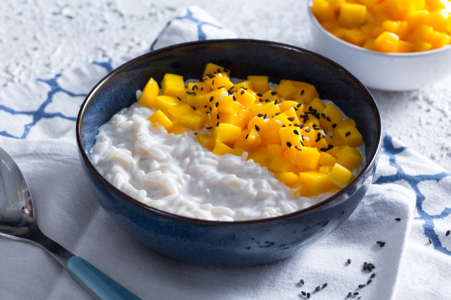Anatto Sticky Rice Sticky rice - Recetas italianas de GialloZafferano