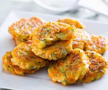 Buñuelos de verduras crujientes