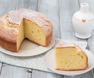 Tarta de yogur sin mantequilla