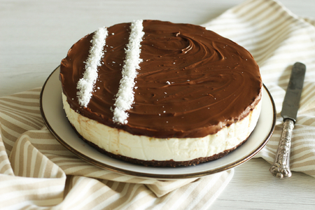 Cheesecake de coco y Nutella