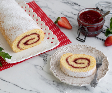 Brazo de gitano con mermelada