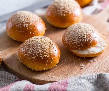 Burger buns (panecillos para hamburguesas)