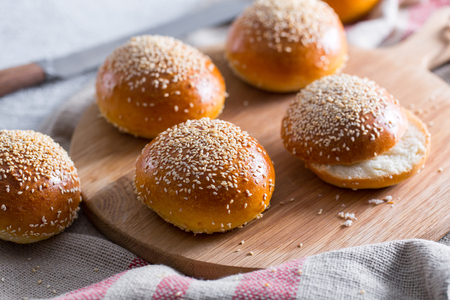 Burger buns (panecillos para hamburguesas)