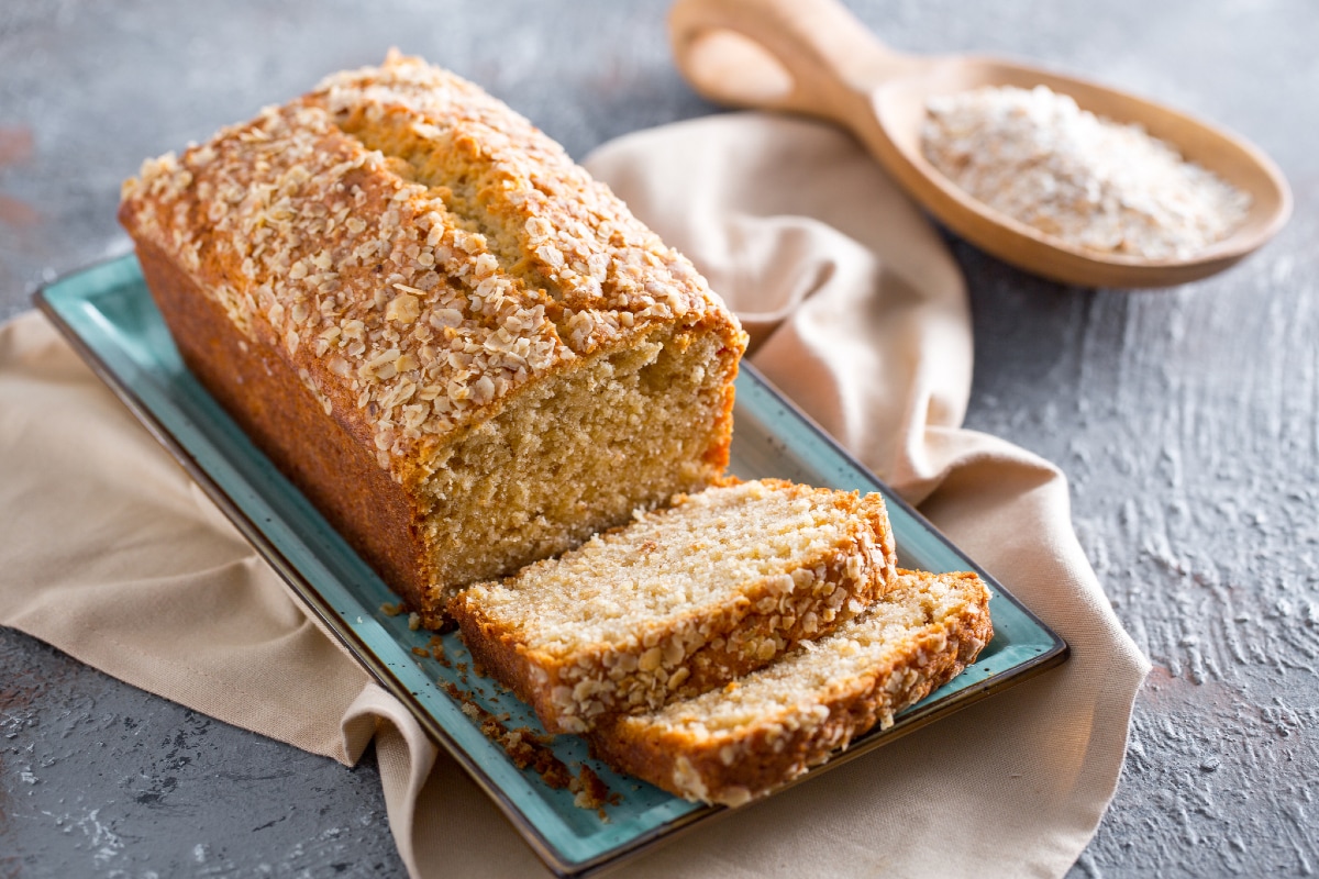 Plumcake integral de avena