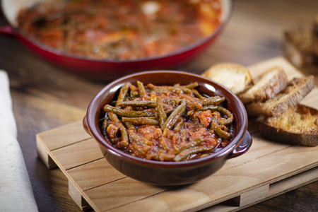 Judías verdes guisadas a la campesina