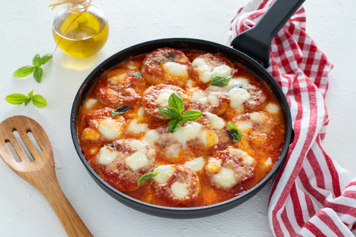 Calabacines a la pizzaiola