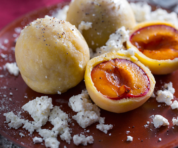 Gnocchi de fruta checos (knedliky)