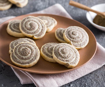 Galletas de cáñamo con leche de almendra
