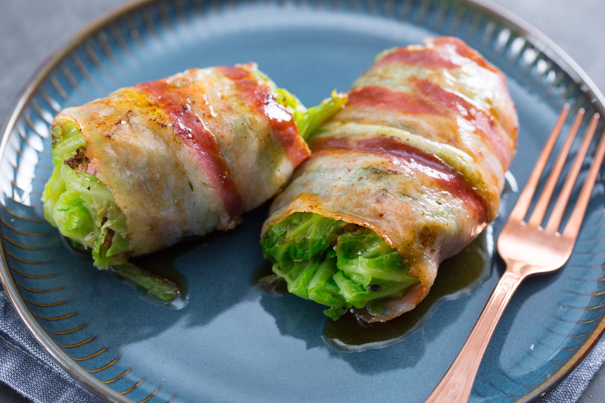 Rollitos de col rellenos