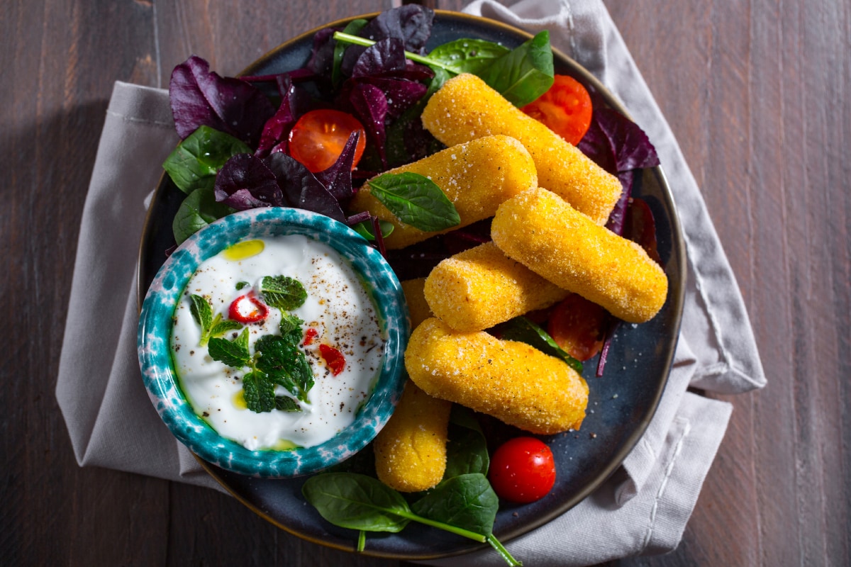 Croquetas de patata al horno