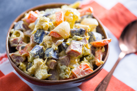 Ensalada rusa del huerto