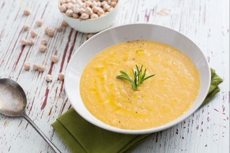 Crema de garbanzos