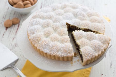 Tarta de amaretti y chocolate