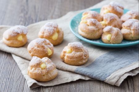 Buñuelos con crema