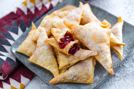 Chiacchiere rellenas