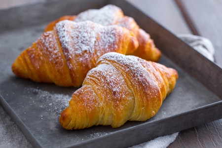 Croissants con masa madre