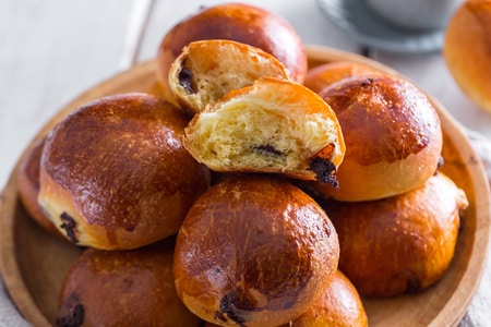 Pan brioche con chocolate