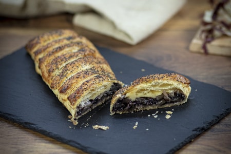 Strudel de achicoria